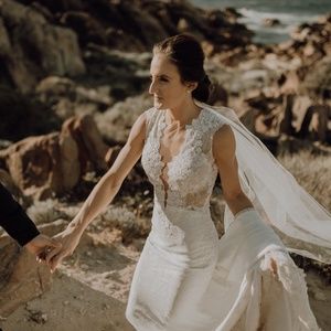 Stunning Ines Di Santo wedding gown